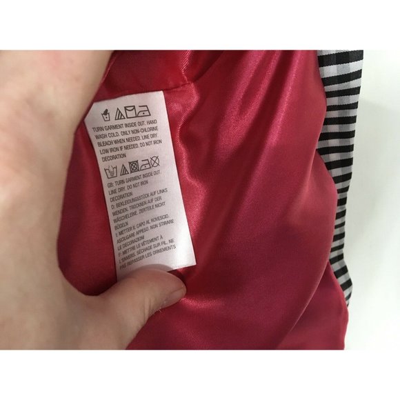 Dennis Basso Water Resistant Gingham Anorak Jacket Embellished Black White - Picture 9 of 11